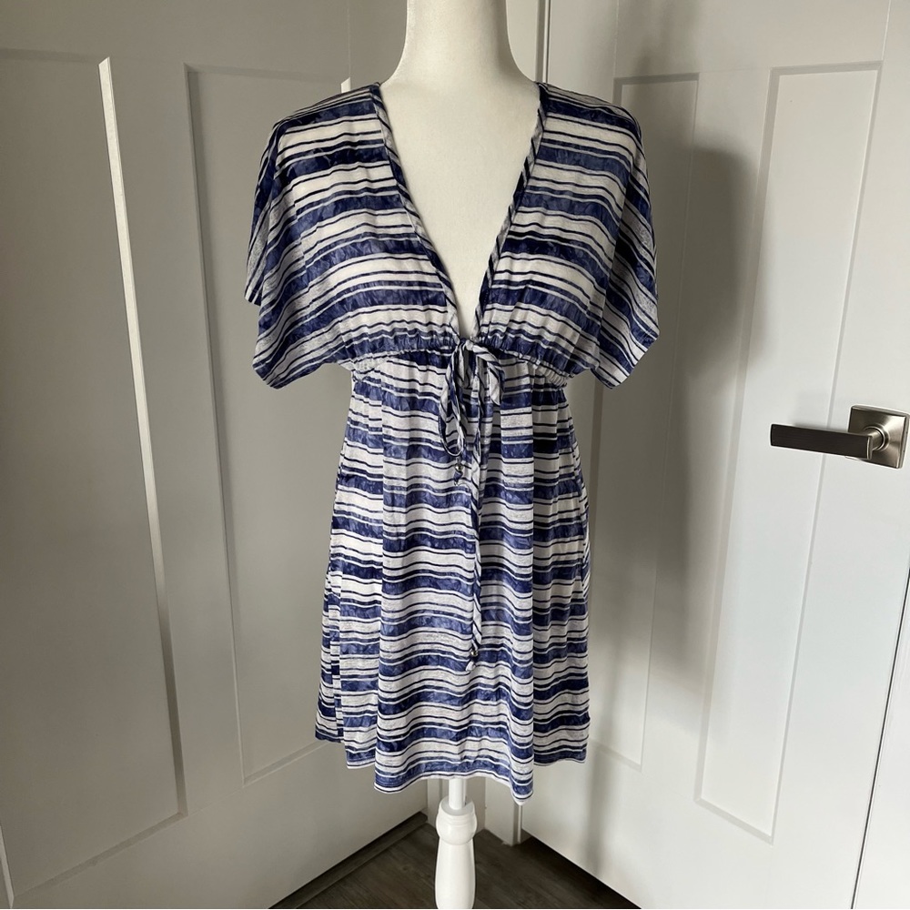 J Valdi swimsuit Cover Up Dress Sz M